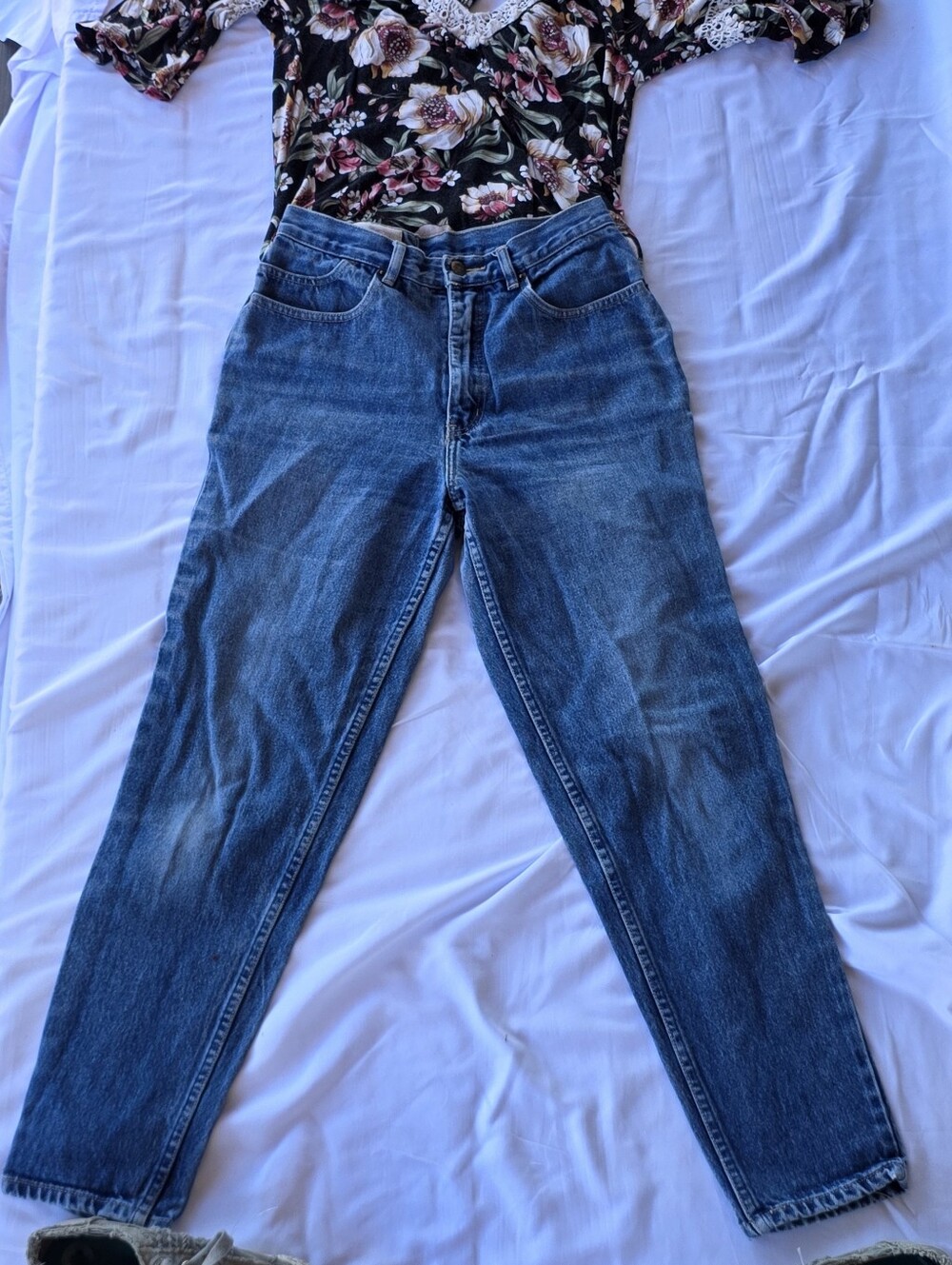 VTG 80s Coca-Cola USA High Rise Mom Jeans 28x27 Rare Denim